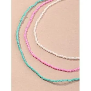 Bracelets 3Pcs Bar Necklace For Woman