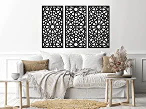 Home Gallery Decorative arabesque style Sticker wall art 3 panels 80X130 cm