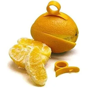 Orange Peeler Tool, Citrus Fruit Slicer - 2 PCs