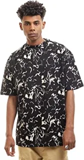 Mens Ravin Men Patterned Cotton Half Sleeves T-Shirt T-Shirt