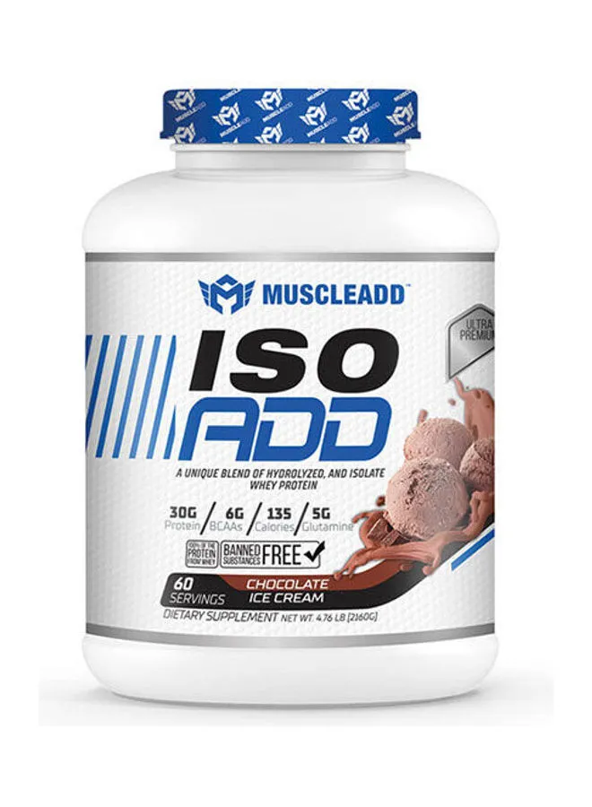 MUSCLEADD Muscle Add Iso Add-60Serv.-2160G.-Chocolate Ice Cream