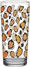 OCEAN GLASS CUP - NATURAL LIFE LEOPARD REFRESHING DRINK, SET OF 2, 435 ML