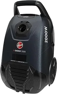 Hoover 2000 Watt Vacuum Cleaner, HEBA Filter, Black TTELA2000BSC