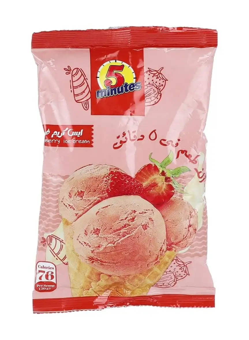 5 minutes Strawberry Ice Cream Mix 200g