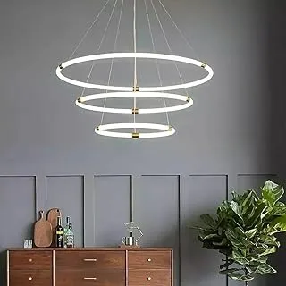 Moon Lights Metal Modern Ceiling Pendant Light With 3 Led-Gold