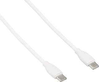 Borofone Bx19 Double-Speed 60W Charging Data Cable Type-C To Type-C- White, USB