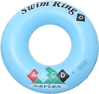 Generic Neoprene Circle Swimming Pool Inflatable Float With Letters Design For Swimming - Baby Blue