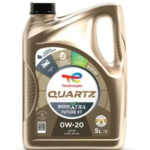 TOTAL QUARTZ 9000 Xtra Future XT 0W-20 - 5 Liters (4 Liters + 1 Liter Free)- Oil