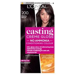 L'Oreal Paris Casting Crème Gloss Hair Color - 200 Deep Black