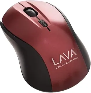 Generic Lava ST-13 Wireless Gaming Grade Specifications Mouse With Fast Track - Red Black