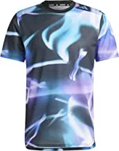 Adidas designed 4 training heat.rdy allover print hiit training t-shirt training t-shirts for men