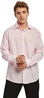 Dalydress Mens Classic Long Sleeve Regular Fit Plain Cotton Shirt 220-558-2104-253 Shirt