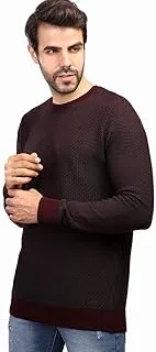 mens Coup Textured Pullover For Men Pullover Sweater