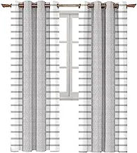 Naguib Selim M.C 355 OFFER 3D 2 Printed Curtain for Living Room and Bedroom, Multi Color, 280 * 140 cm