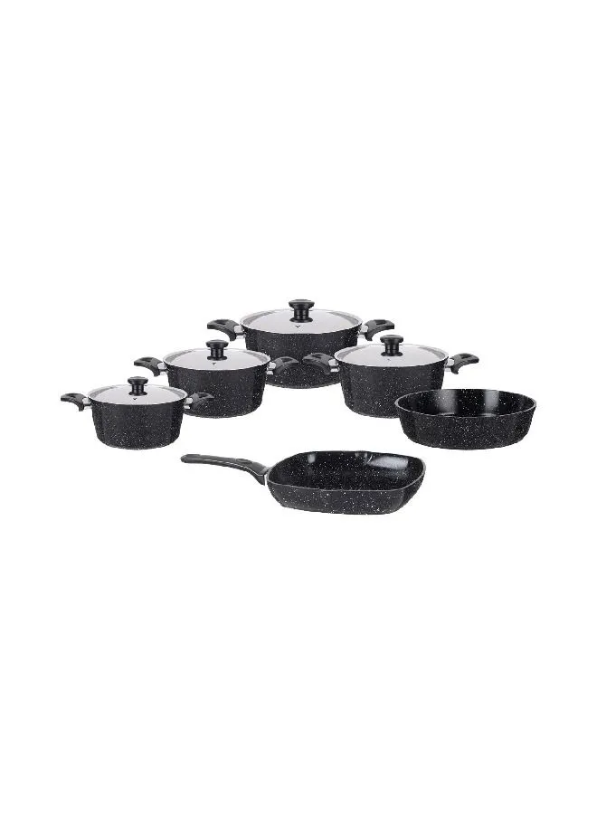 Top Chef Granite Cookware Set - 10 Pieces