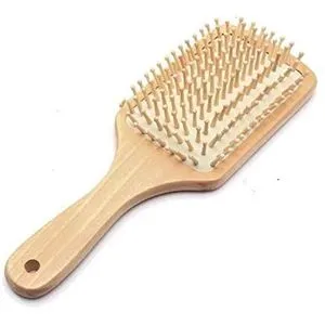 Wooden Medical Hair Brush - Beige