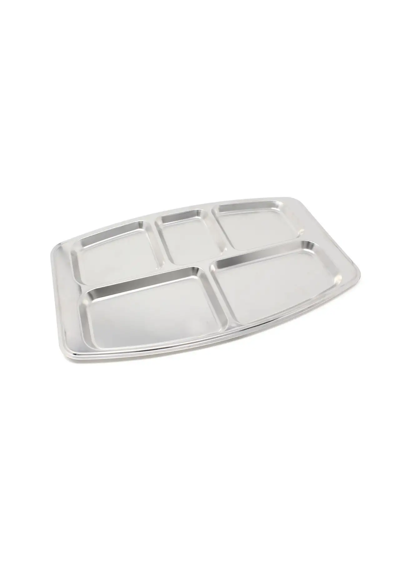 6 October 5 Eyes Stainless Steel Tray Silver