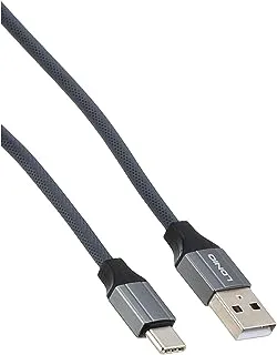 Ldnio مجموعة مكونة من قطعتين من كابل بيانات LS442 Type-C إلى USB للشحن السريع للهاتف المحمول