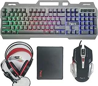 KEYBOAED+ MOUSE+ HEADPHONE GAMING COMPO 4IN1 POINT PT1000