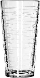 Libbey glassware 15646 casual cooler waves duratuff glass, 20 oz. (pack of 6)