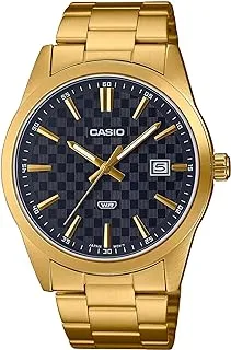 Casio MTP-VD03G-1AUDF Watch for Men Analog Gold Metal