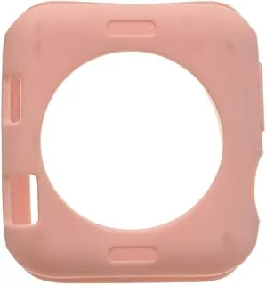 Generic Unipha 360 Degree Protection Silicone Smart Watch Case With Modern Design Compatible with Apple Watch 42 MM - Pink