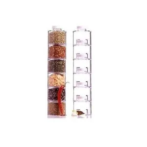 Transparent Acrylic Cabinet Set 6 Pieces.-