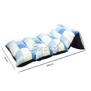 Snooze Floor Foldable  Mattress (Blue Mix Design)