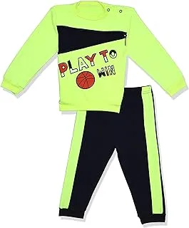 Elsayaad Boys Long Sleeve & Pants Printed Pajama Pajama Set