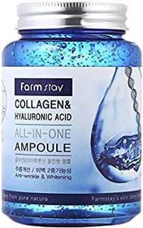 Farmstay anti-wrinkle whitening all in 1 ampoule collagen and hyaluronic acid (250ml)