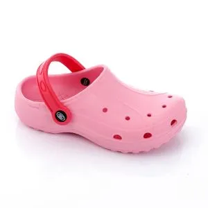 Activ Girls Comfy Perforated Pink Clogs