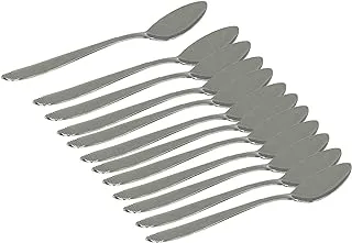 Stainless Steel Tea Spoons (Silver)- Set of 12 Pieces