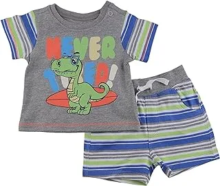 Elsayaad Boys short Sleeve & shorts Printed Pajama Pajama Set