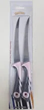 elyassin 2pcs Plastic Hand Saw Stainless Fruit Knife Set (22 * 3 * 2 cm) - Colors are Assorted