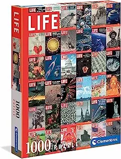 Clementoni 39636 Life Magazine-Cover 1000 Pieces Vintage Wall, Poster-Made in Italy, Jigsaw Puzzle for Adults, Multicoloured