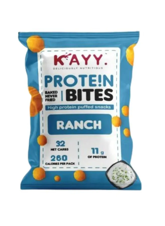 Kayy High Protein Baked Buffed Bites Ranch Flavor 60 grams