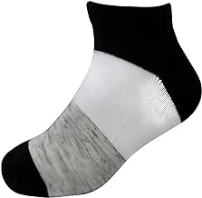 White Flower Cotton Socks for Unisex-Multicolor-8Year