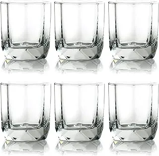 OCEAN GLASS - PRISMA ROCK GLASS, SET OF 6, 190 ML