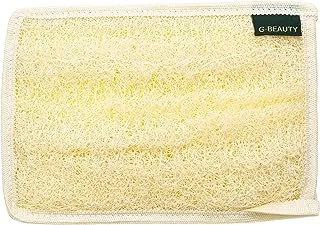 G-Beauty GBY-013 Small Natural Rectangular Glove Double Face Massage Loofah For Bath Spa and Shower - Beige