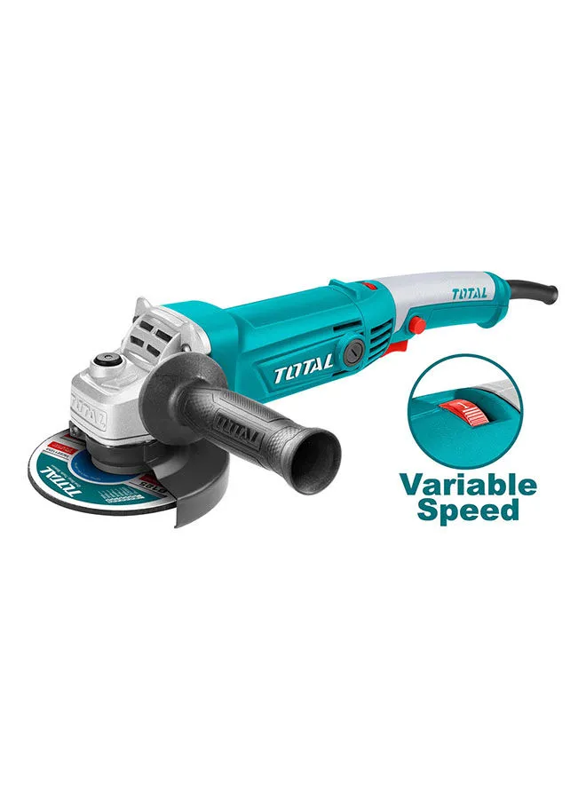 TOTAL Angle Grinder 1010 Watt Variable Speed Teal / Grey 5inch