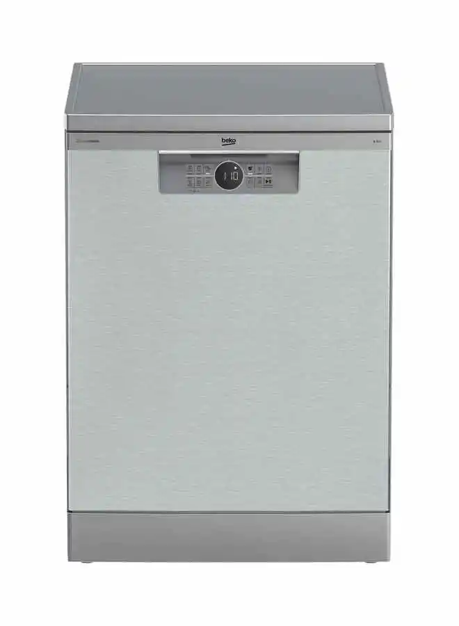 Beko Dishwasher 60 cm 6 program 15 person - Inox - LED Display-Hygiene - (AquaIntense)- Fast+ - Inv. 15 OZ BDFN26520XQ silver