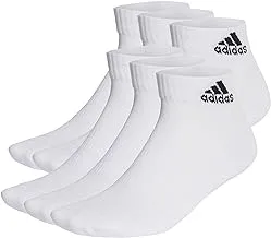 adidas Unisex Cushioned Sportswear Ankle Socks 6 Pairs SOCKS for Unisex ANKLE SOCKS