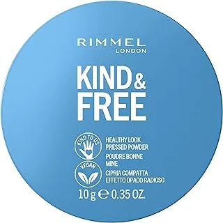 Rimmel kind + free natural finish pressed powder, medium 030