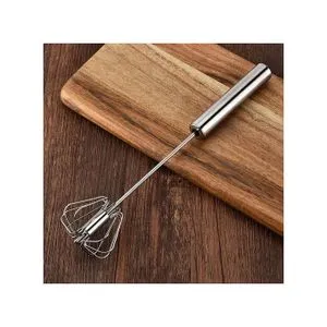 Stainless Steel Auto Rotating Whisk - Hand Pressure