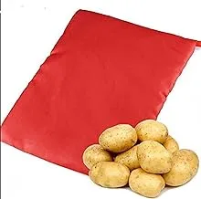 Potato microwave cooking bag washable cooker bag baked potato quick fast (cooks 4 potatoes at once) co4047