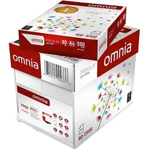 Omnia Copy Paper A4 - 80g – 2500 Sheets- 5 Packs