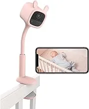 EZVIZ Wireless Battery-Powered Baby CAM, Crying Detection, Baby Activity Detection, Out-of-Crib Alert, 1080P, IR Night Vision, Wire-Free Setup, Two-Way Talk, SD Card,Pink Color for Girls (BM1)