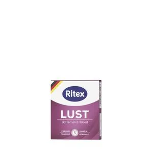 Ritex 3 Pcs Condom Lust (Dotted And Ribbed)