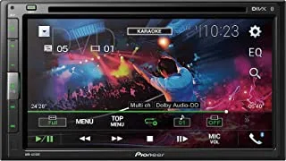 بايونير AVH-A315BT In-Dash Double-DIN Multimedia AV Receiver 6.8 ″ WVGA تعمل باللمس ، بلوتوث مدمج ، تحكم لأجهزة iPod / iPhone وبعض هواتف Android