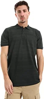 Mens Ravin Men Stitched Half Sleeves Buttoned Collar Polo Shirt Polo Shirt